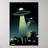 Alien Abduction Poster Groter (Voorkant)