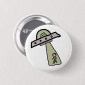 Alien Abduction Ronde Button 5,7 Cm (Voorkant /achterkant)