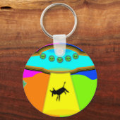 Alien Abduction Sleutelhanger (Voorkant)