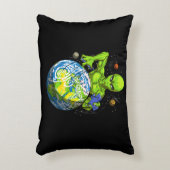 Alien Abduction Space Planet UFO-complot Accent Kussen (Voorkant(Verticaal))