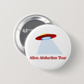 Alien Abduction Tour Ronde Button 5,7 Cm (Voorkant /achterkant)