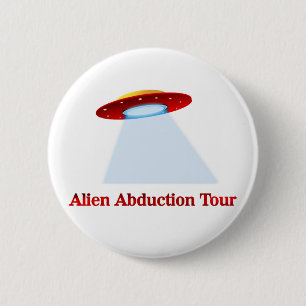Alien Abduction Tour Ronde Button 5,7 Cm