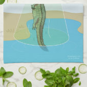 Alien Abduction Trauma Kitchen Towel Theedoek (Gevouwen)