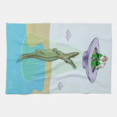 Alien Abduction Trauma Kitchen Towel Theedoek (Horizontaal)