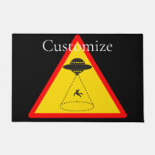 Alien Abduction UFO Thunder_Cove Deurmat (Voorkant)