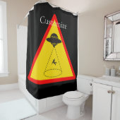 Alien Abduction UFO Thunder_Cove Douchegordijn (In situ)