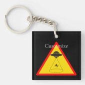 Alien Abduction UFO Thunder_Cove Sleutelhanger (voorkant)