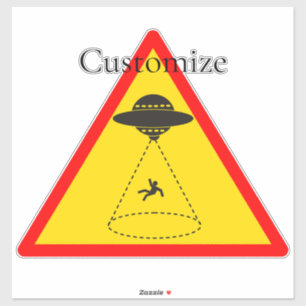 Alien Abduction UFO Thunder_Cove Sticker