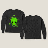 Alien Amical Espoir Paix Amour Extraterrestre (Motif recto et verso)