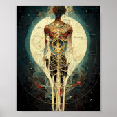 Alien Anatomie 1 Science Fiction Art Poster (Devant)