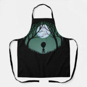 Alien Aprons Cute Cute Alien Kitchen Gifts Schort (Voorkant)