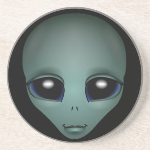 Alien Art-Onderzetters - Buitenaardse geschenken e Zandsteen Onderzetter