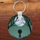 Alien Art-Sleutelhanger - Buitenaardse geschenken  Sleutelhanger (Voorkant)