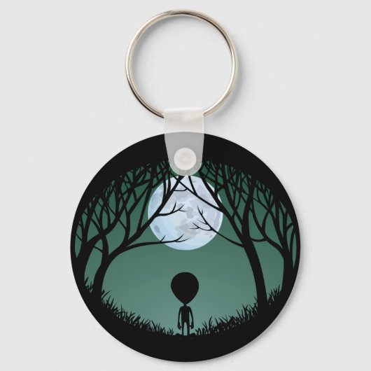 Alien Art-Sleutelhanger - Buitenaardse geschenken  Sleutelhanger (Voorkant)
