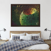 Alien Artifact door Xzendor7 Canvas Afdruk (Insitu (Slaapkamer))