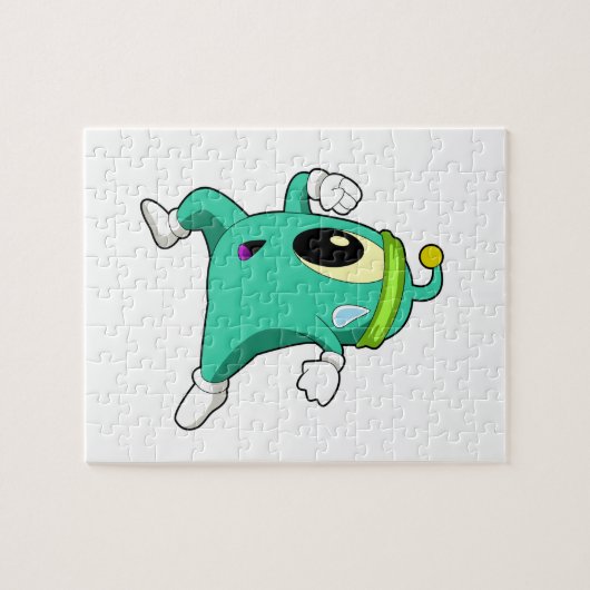 Alien as Runner Legpuzzel (Horizontaal)