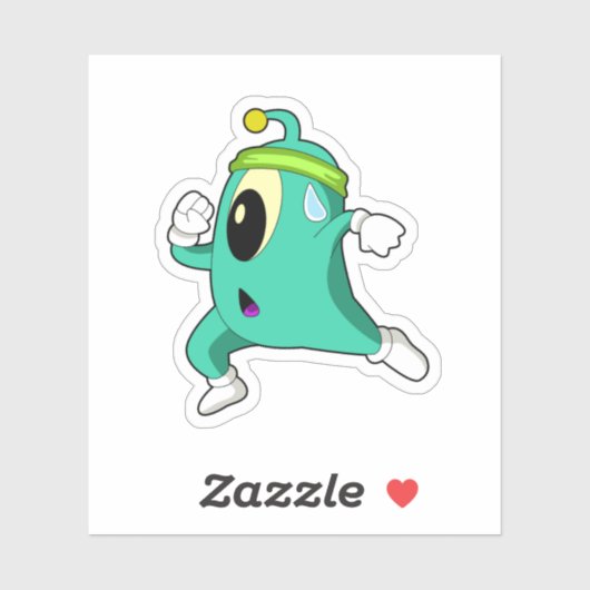 Alien as Runner Sticker (Vel)