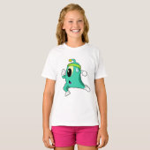 Alien as Runner T-shirt (Voorkant volledig)