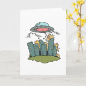 Alien Attack Kaart (Gele Bloem)