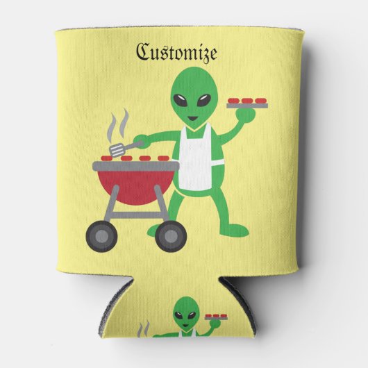Alien Barbeque Cookout Thunder_Cove Blikjeskoeler (Voorkant)