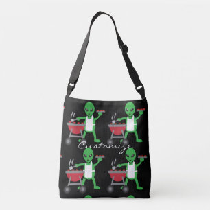 Alien Barbeque Cookout Thunder_Cove Crossbody Tas