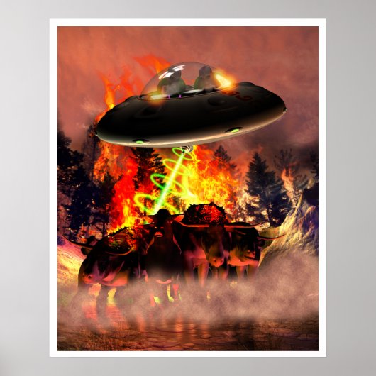 Alien BB-Q Poster (Voorkant)