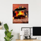 Alien BB-Q Poster (Thuiskantoor)