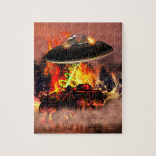 Alien BB-Q Puzzle Legpuzzel