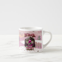 Alien BBQ Koe ontvoering grap Espresso Kop