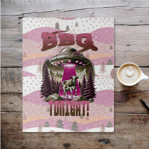 Alien BBQ Koe ontvoering grap Legpuzzel