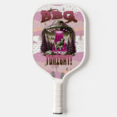 Alien BBQ Koe ontvoering grap Pickleball Paddle (Achterkant)
