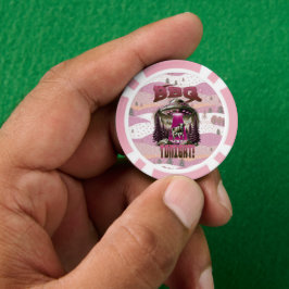 Alien BBQ Koe ontvoering grap Poker Chips