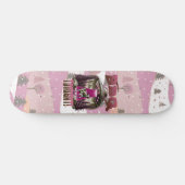 Alien BBQ Koe ontvoering grap Skateboard (Horizontaal)