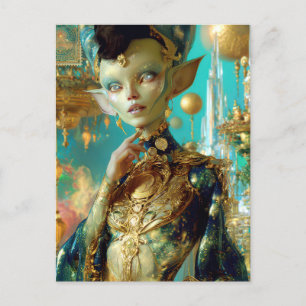 Alien Beauty - Lepjinda Briefkaart