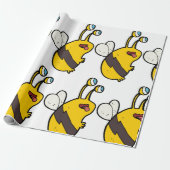 Alien Bee Cadeaupapier (Uitgerold)