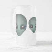 Alien Beer Mug Extraterrestrial Coupe Alien Verre (Devant gauche)