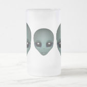 Alien Beer Mug Extraterrestrial Coupe Alien Verre (Centre)