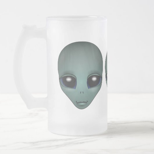 Alien Beer Mug Extraterrestrial Coupe Alien Verre (Gauche)