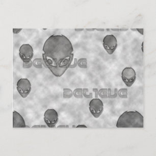 Alien Believe Briefkaart