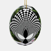 Alien BEM kijkt naar jou! Keramisch Ornament (Rechts)