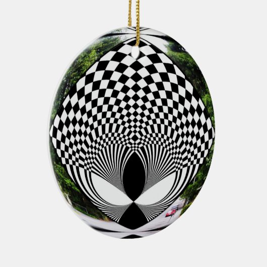 Alien BEM kijkt naar jou! Keramisch Ornament (Rechts)