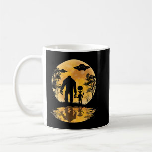 Alien Bigfoot Moon Sasquatch UFO buitenaards Koffiemok