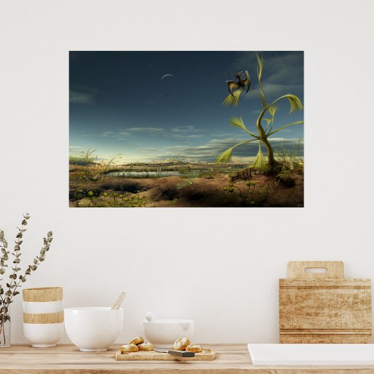 Alien Biotope Poster (Keuken)