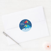 Alien Birthday Sticker (Envelop)