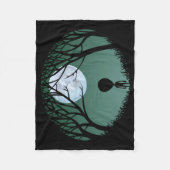 Alien Blanket Cute Alien Gray Art Fleece Blanket Deken (Voorkant)