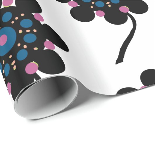 Alien Blooms Cadeaupapier (Rol Hoek)