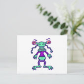 Alien Briefkaart (Staand voorkant)