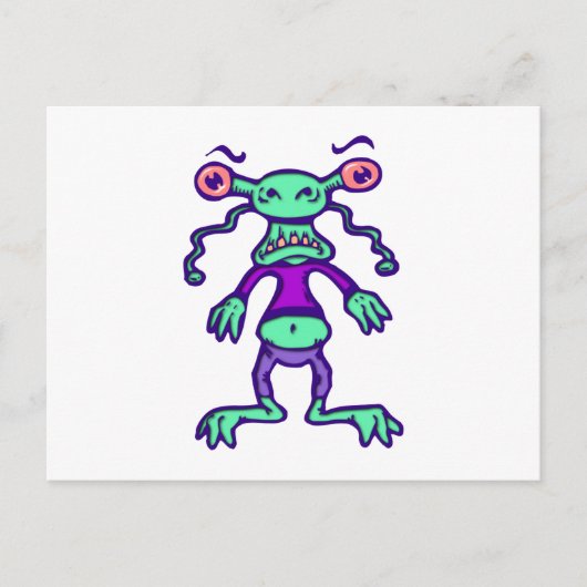 Alien Briefkaart (Voorkant)