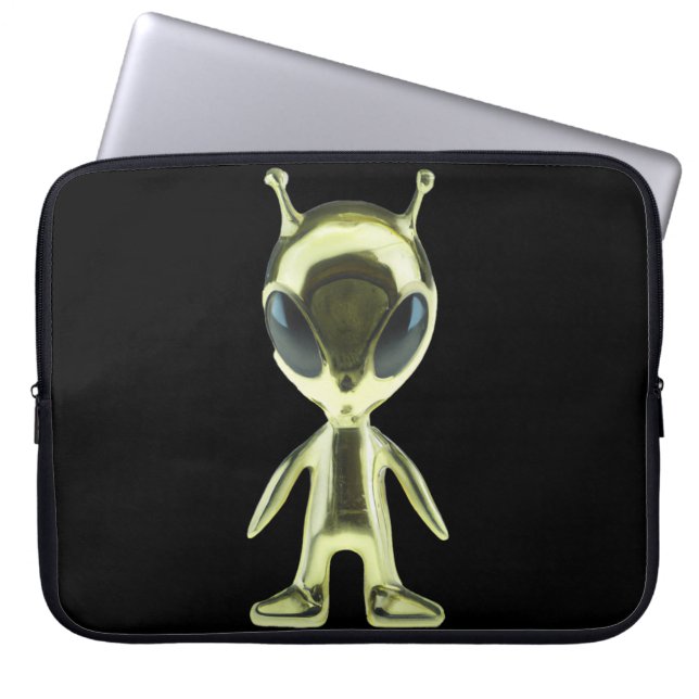 Alien buitenaardse laptophoes laptop sleeve (Voorkant)