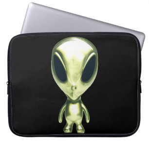 Alien buitenaardse laptophoes laptop sleeve